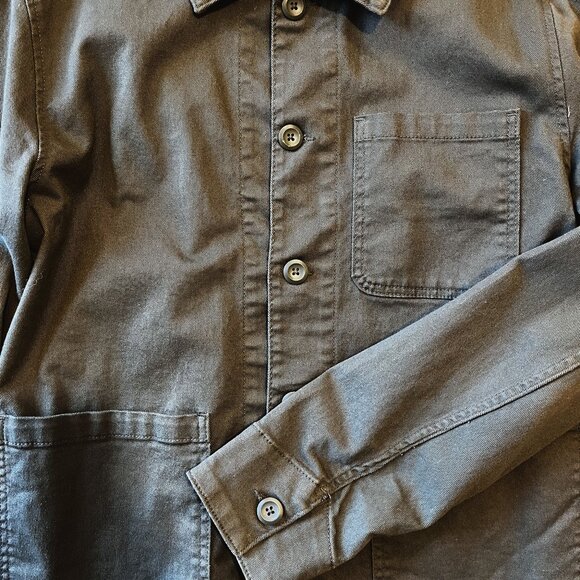 Military Green Chore Coat - Picture 3 of 5